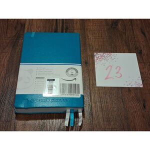 3 Month Unused Panda Planner Classic in Cyan 8.25 x 5.75"